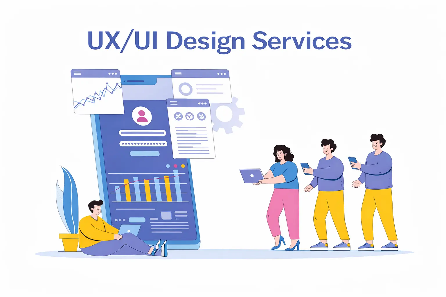 UI/UX Design Services to build digital experiences