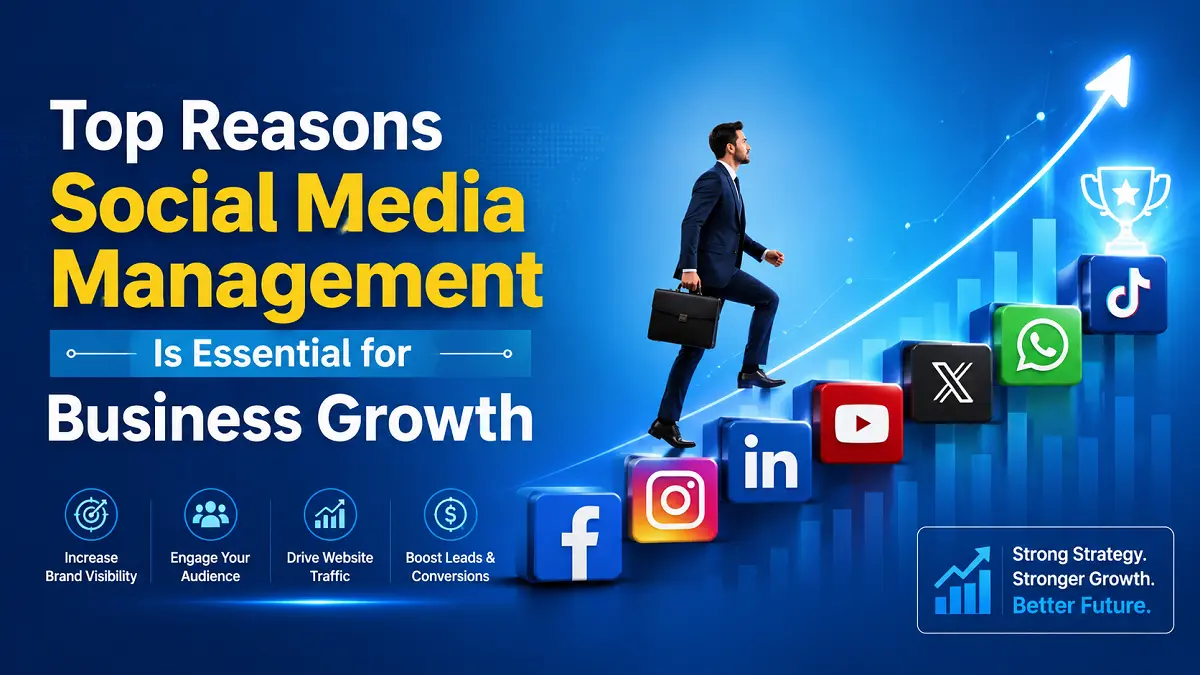 Social media management driving business growth online