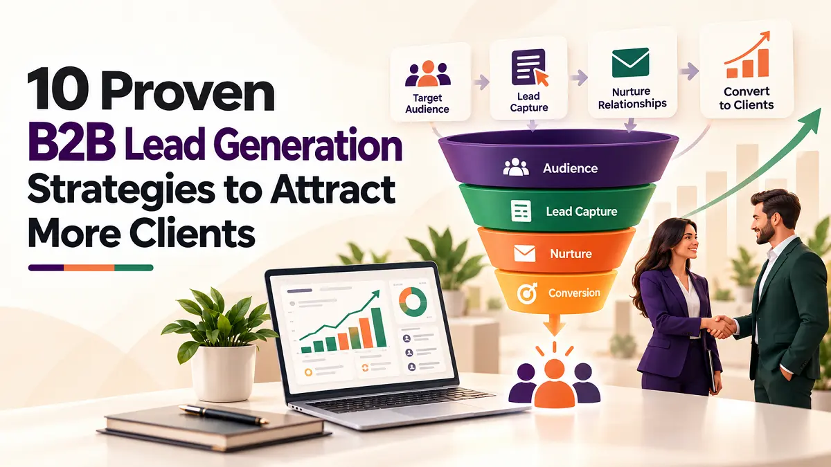 10 B2B lead generation strategies to attract more clients