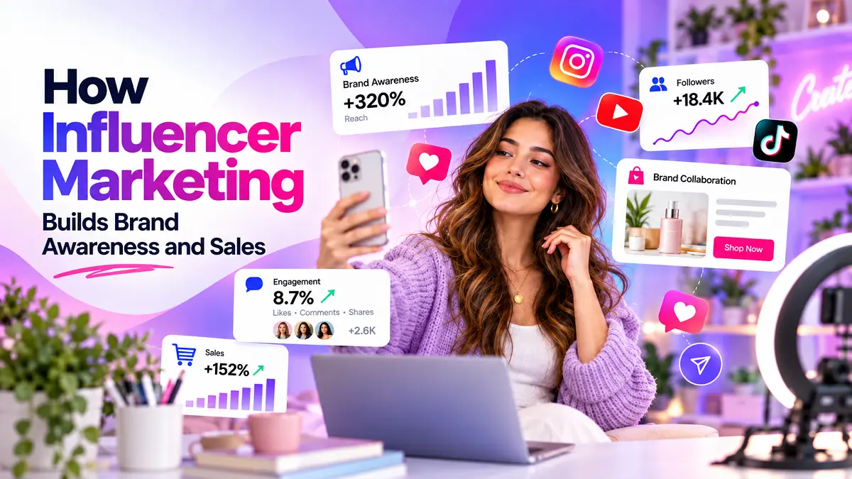 Influencer marketing driving brand growth and sales