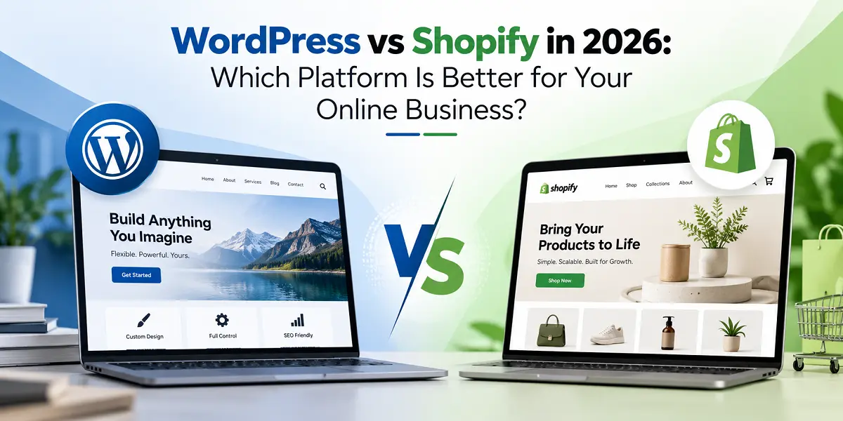 wordpress vs shopify 2026 comparison